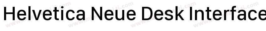 Helvetica Neue Desk Interface Mediu字体转换
